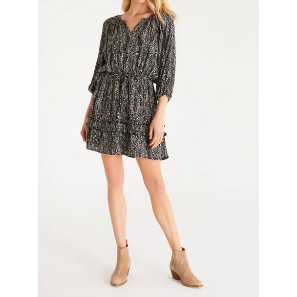 NEW Z SUPPLY mina mini dress in blurred lines - Picture 1 of 5